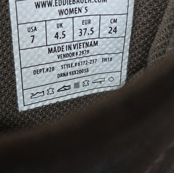 Eddie Bauer Covey Brown Suede Ankle Booties - Picture 5 of 6